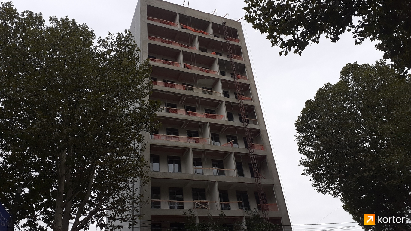 Ход строительства Dux Dadiani Residence - Ракурс 1, September 2019