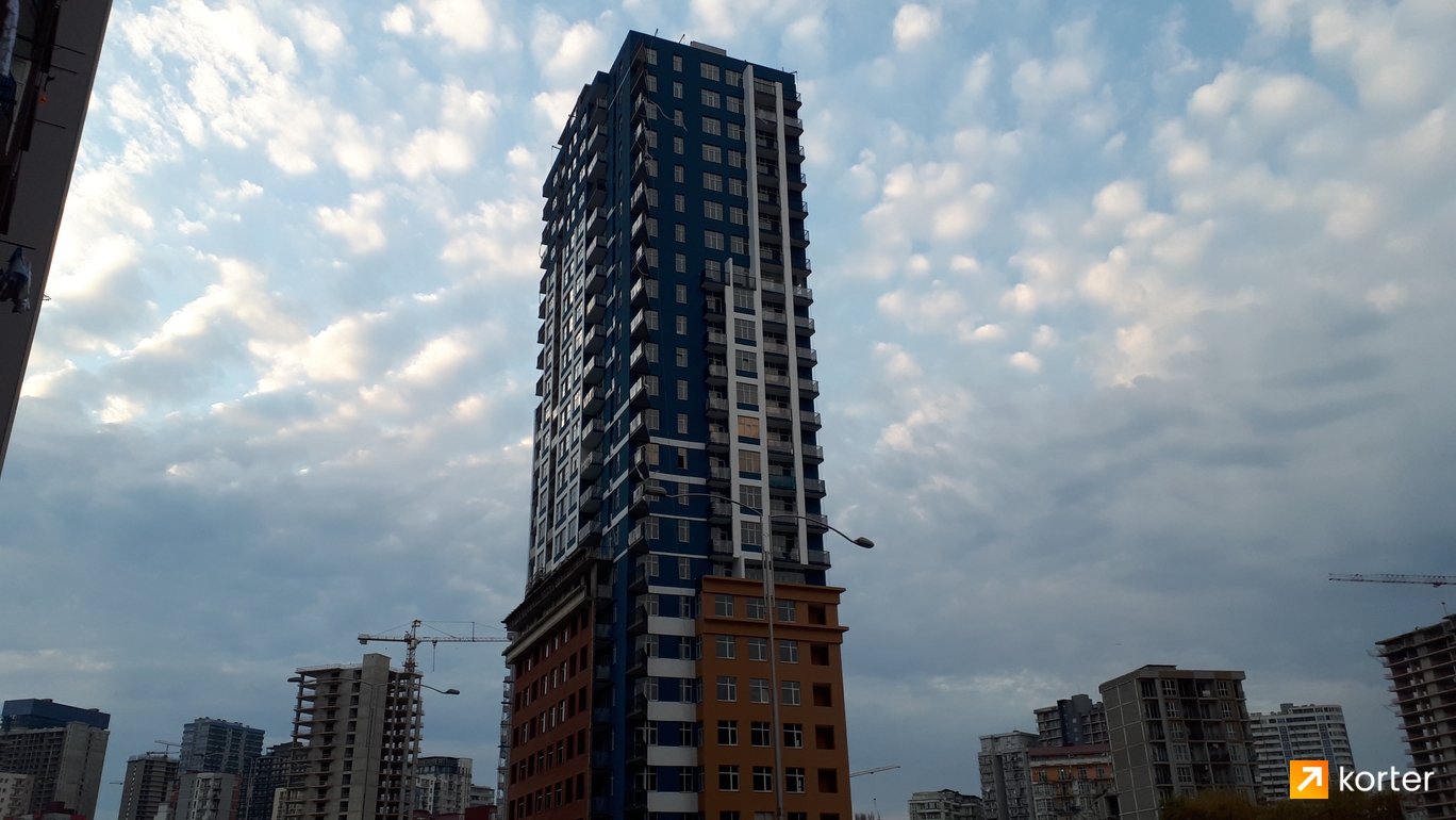 Construction progress Mardi House on Bagrationi - Spot 5, ноябрь 2021