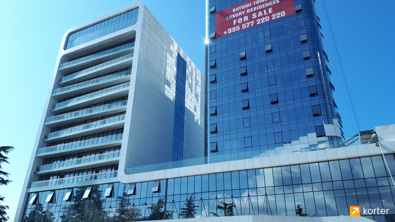 Ход строительства Batumi Tower - Ракурс 6, სექტემბერი 2019