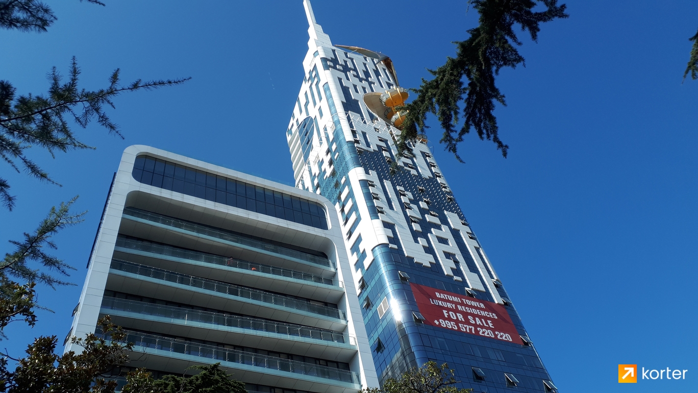 Ход строительства Batumi Tower - Ракурс 7, September 2019