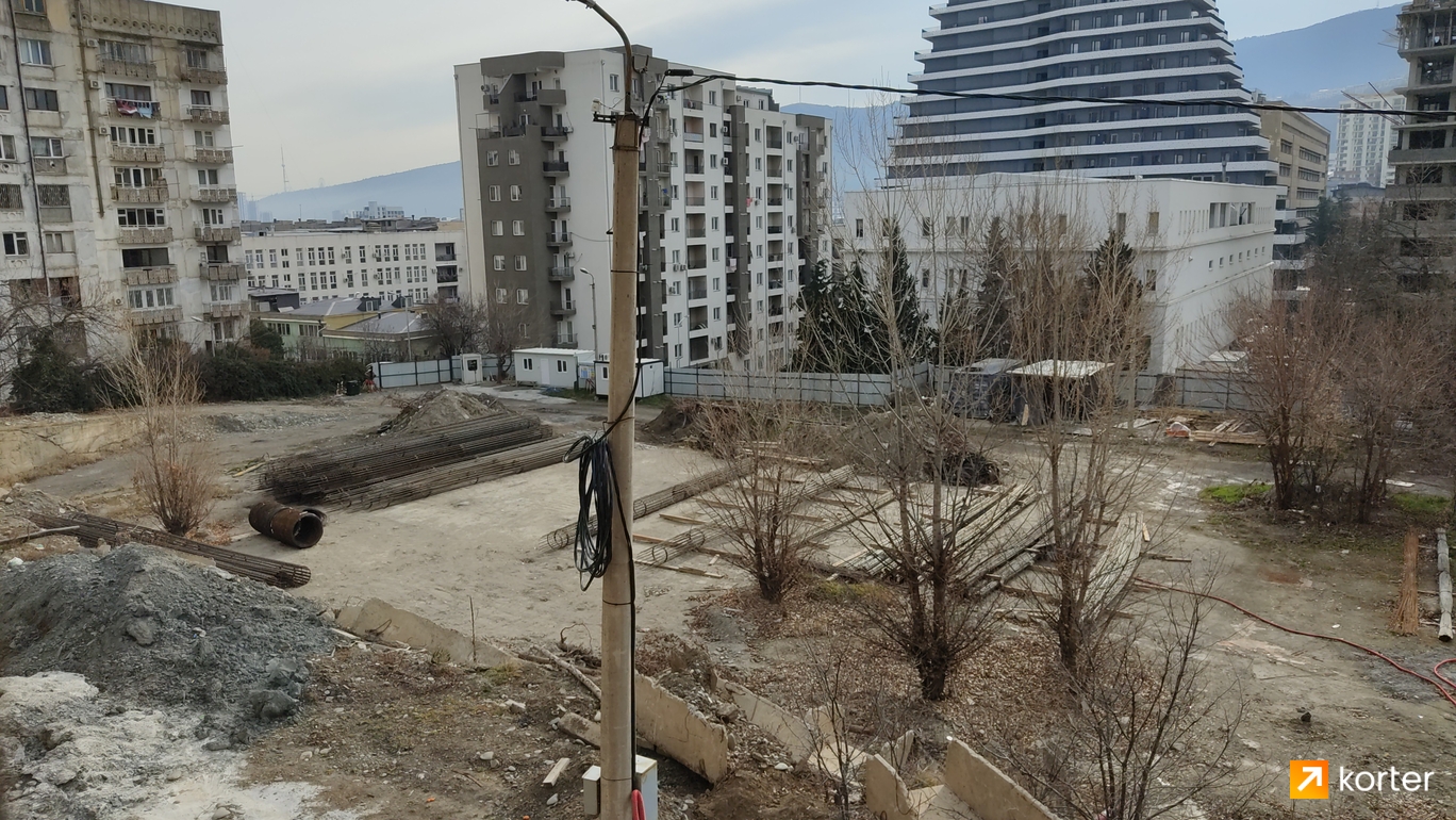 Construction progress Greenity University - Spot 1, январь 2022