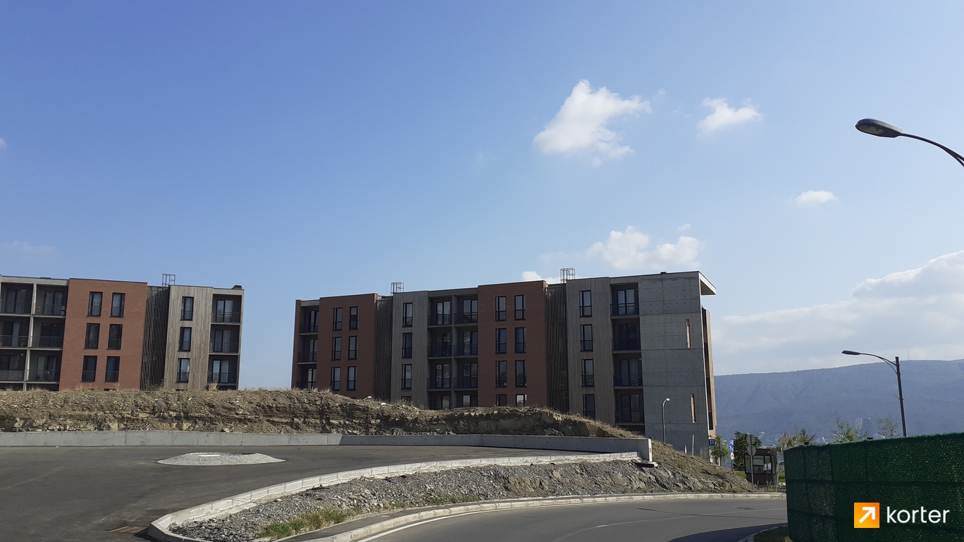 Construction progress Lisi Green Town - Spot 32, სექტემბერი 2019