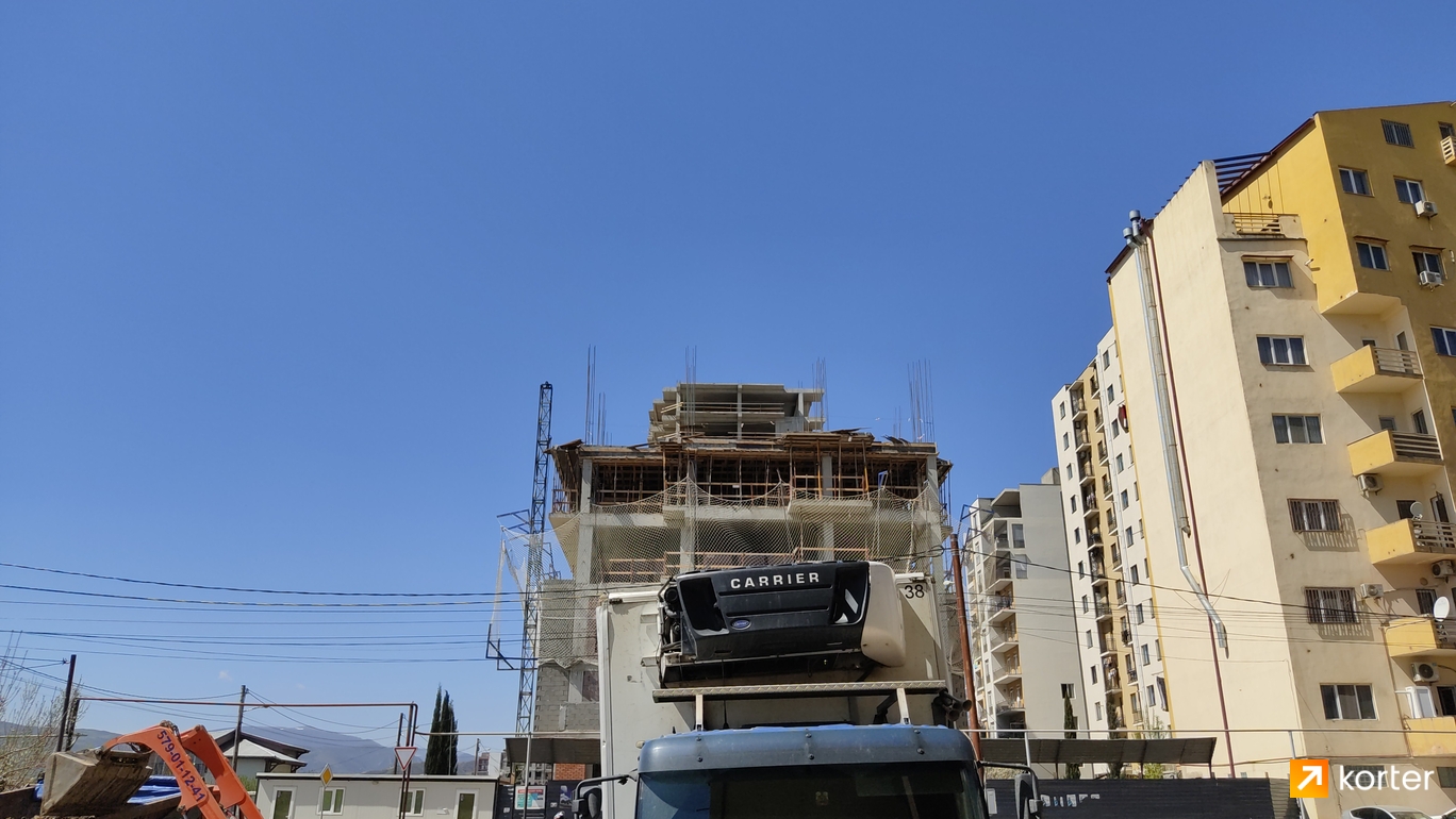 Construction progress Digomi Development House - Spot 3, апрель 2022