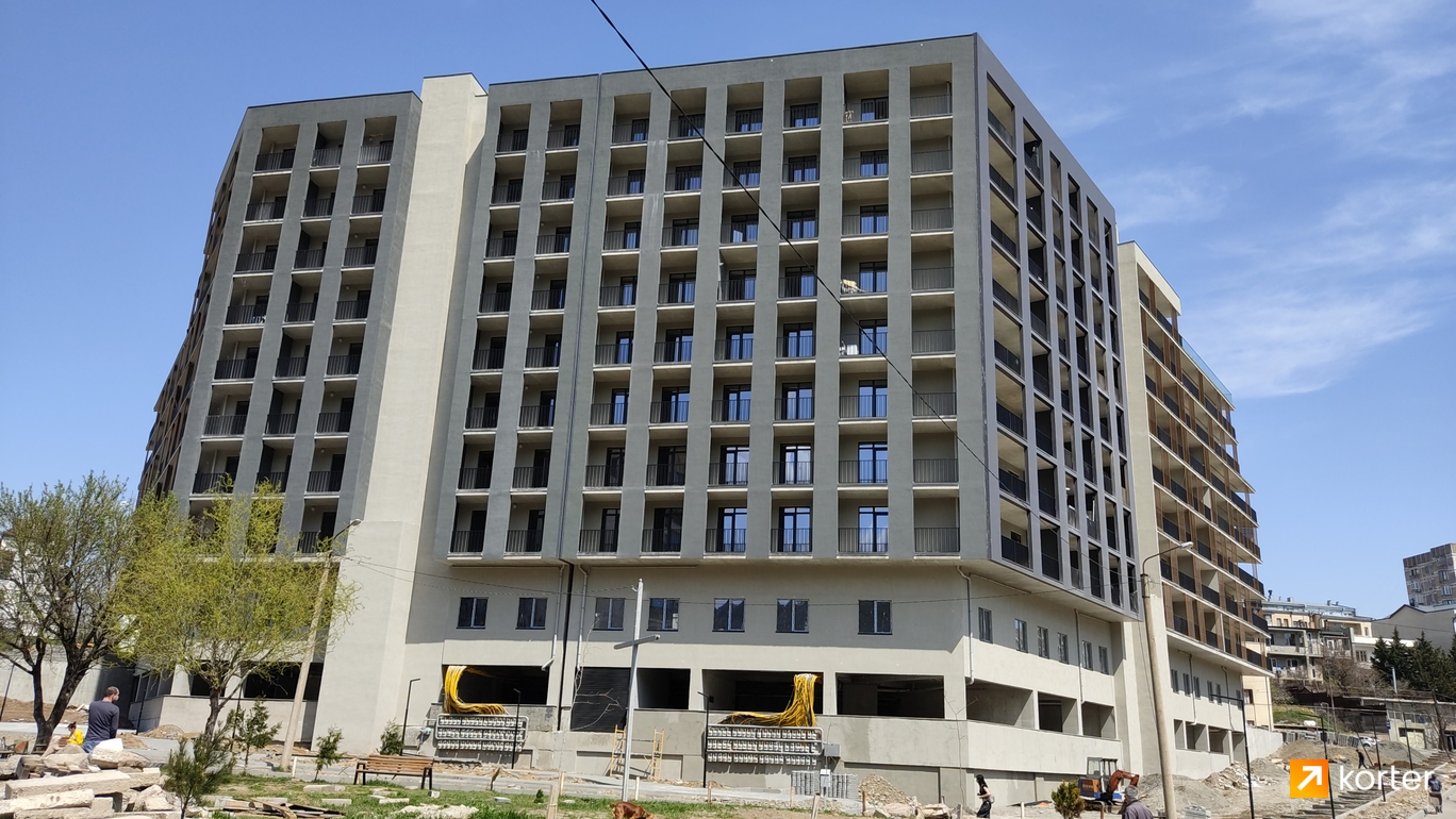 Construction progress Archi Nutsubidze - Spot 4, აპრილი 2022