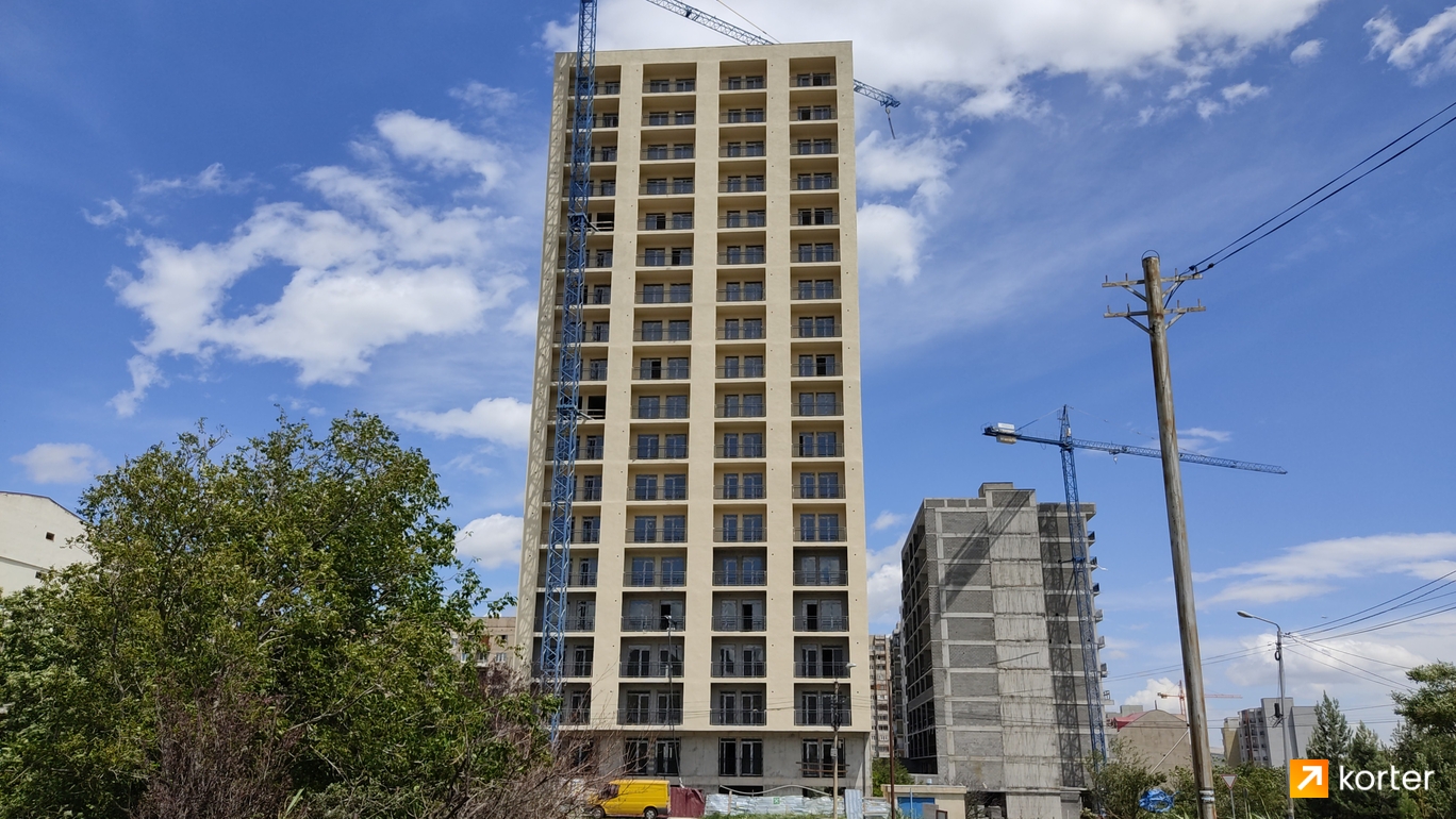 Ход строительства MF1 Residential Tower - Ракурс 1, июль 2022