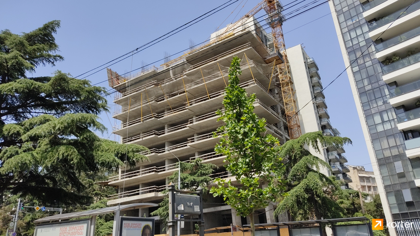 Construction progress Axis Chavchavadze 49 - Spot 1, July 2022