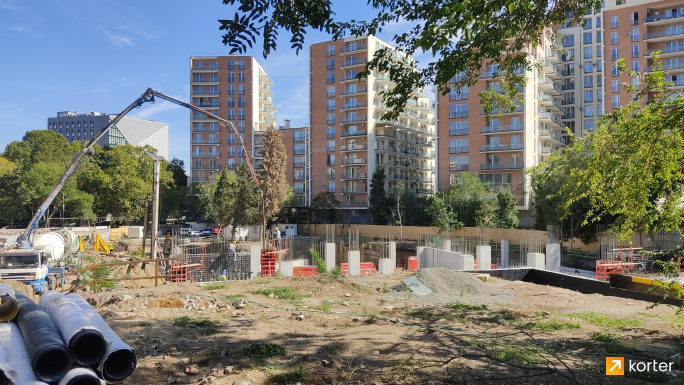 Construction progress Krtsanisi Modern - Spot 3, September 2022