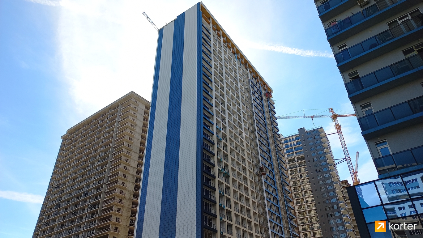Construction progress Terrassa Batumi - Spot 5, September 2022