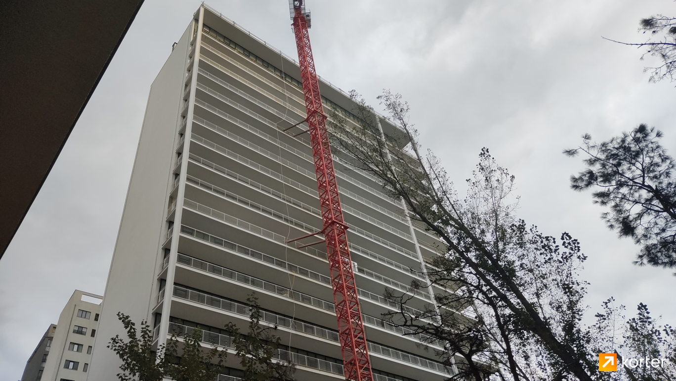 Construction progress Domus Hippodrome 3 - Spot 4, October 2022