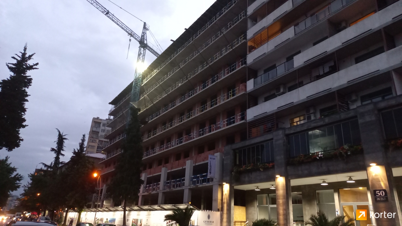 Construction progress Geverse Batumi Complex - Spot 1, October 2022