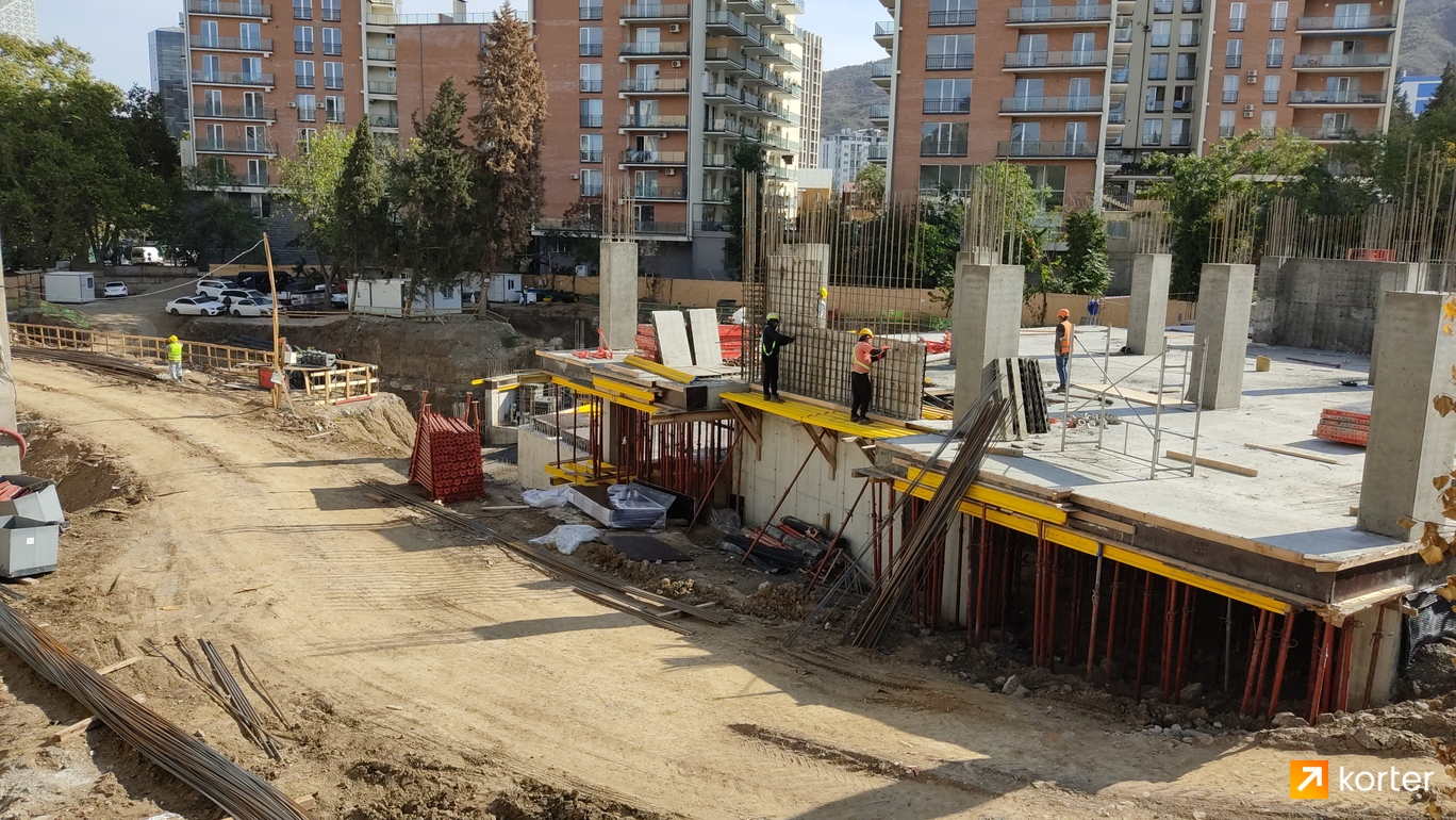 Construction progress Krtsanisi Modern - Spot 5, October 2022