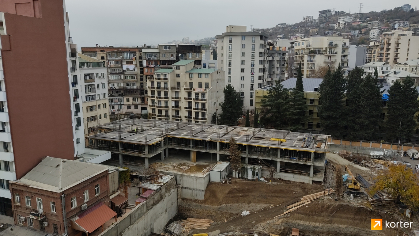 Construction progress Roof Imedashvili - Spot 1, December 2022