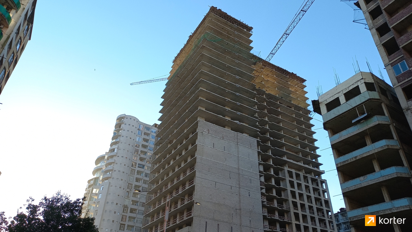 Construction progress Batumi Palace - Spot 4, December 2022