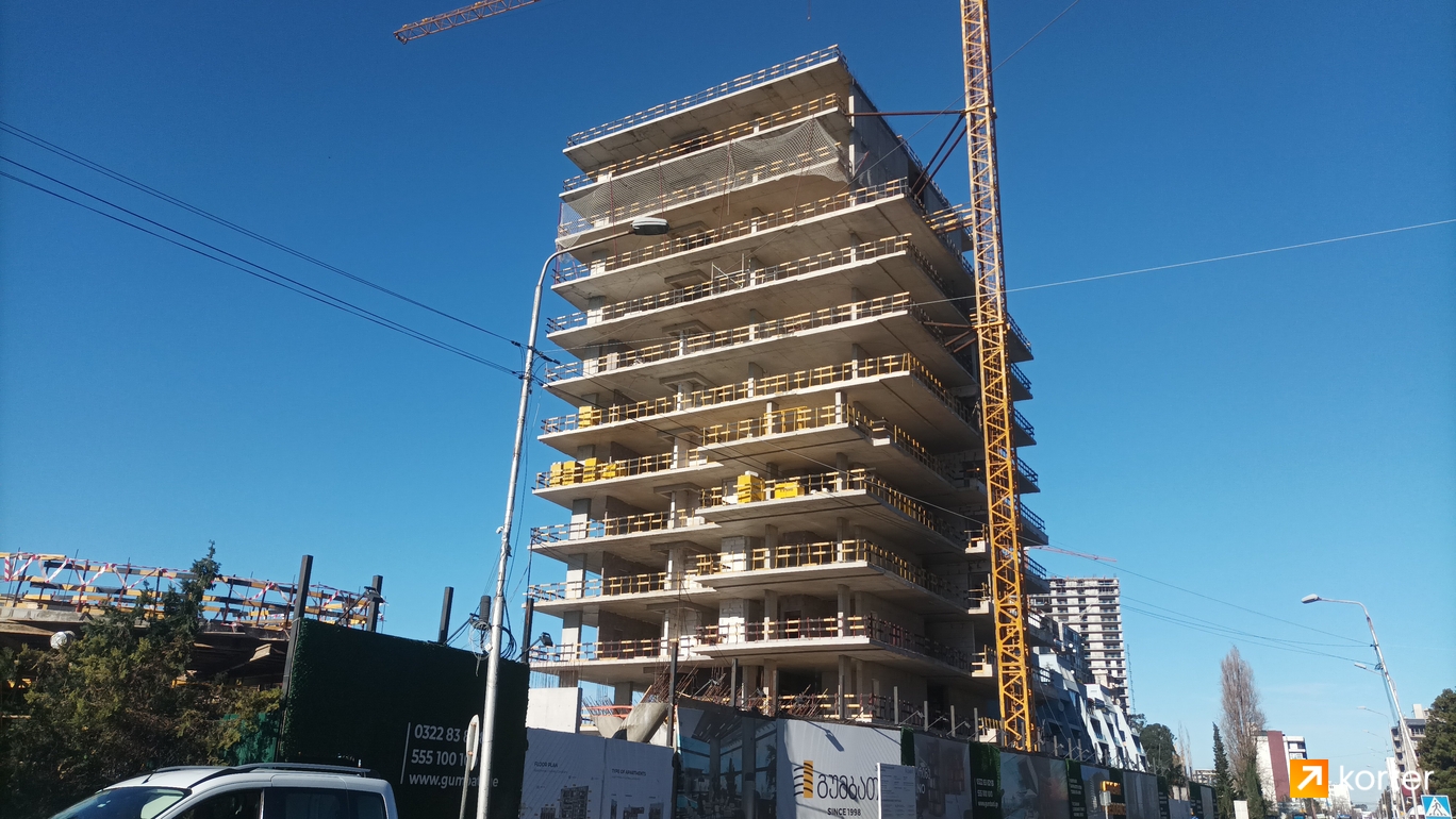 Construction progress Gumbati Residence - Spot 2, December 2022