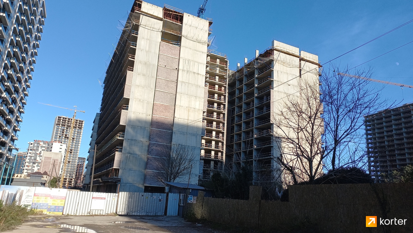 Construction progress Casa Di Batumi - Spot 3, декабрь 2022