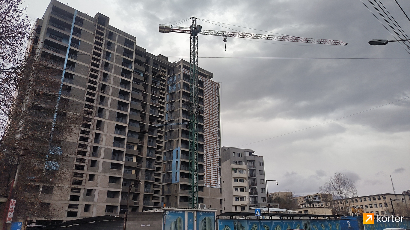 Construction progress Gldani Central - Spot 1, მარტი 2023