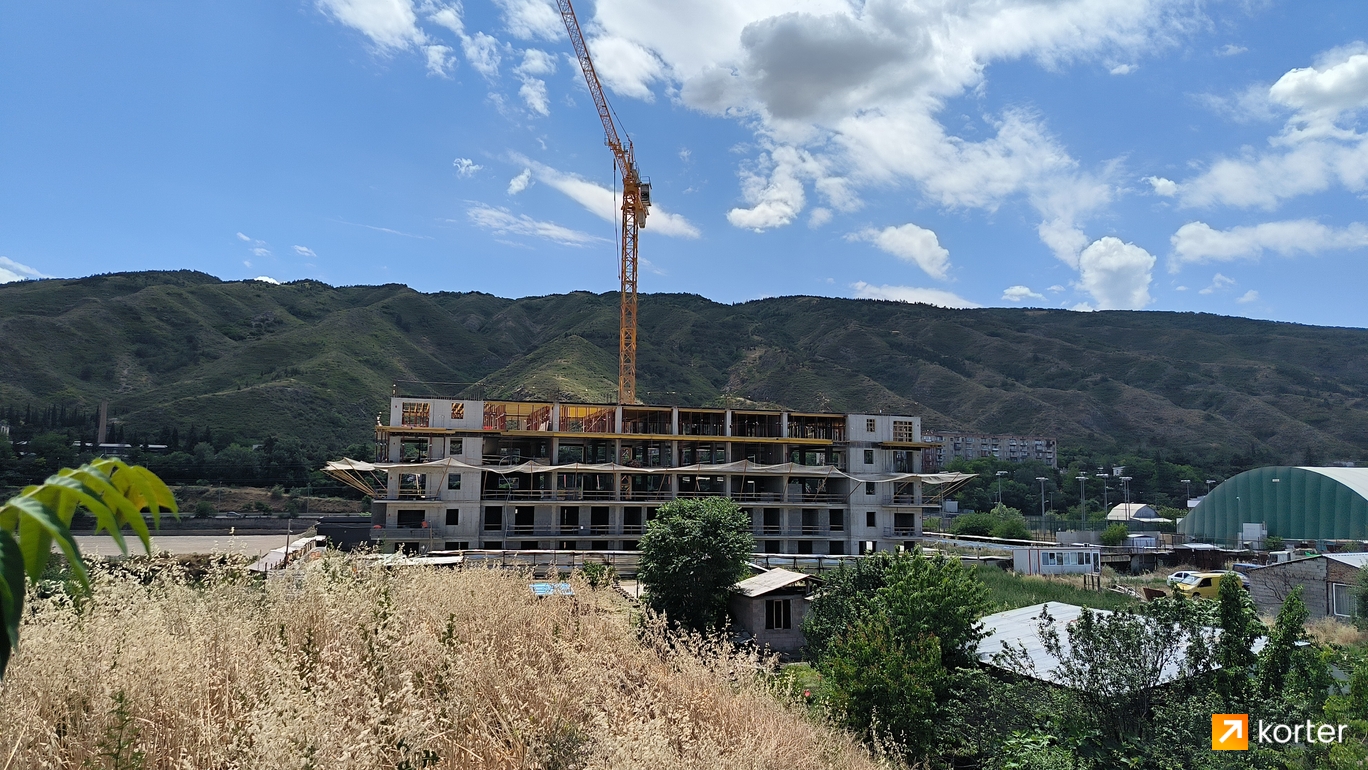 Construction progress Mtkvari Residence - Spot 2, June 2023