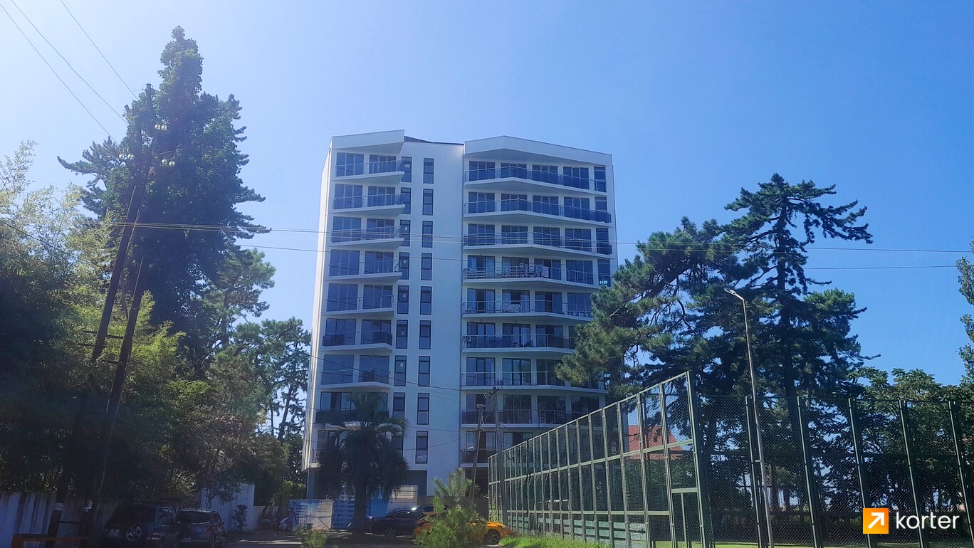 Construction progress Kobuleti Palace - Spot 2, August 2023