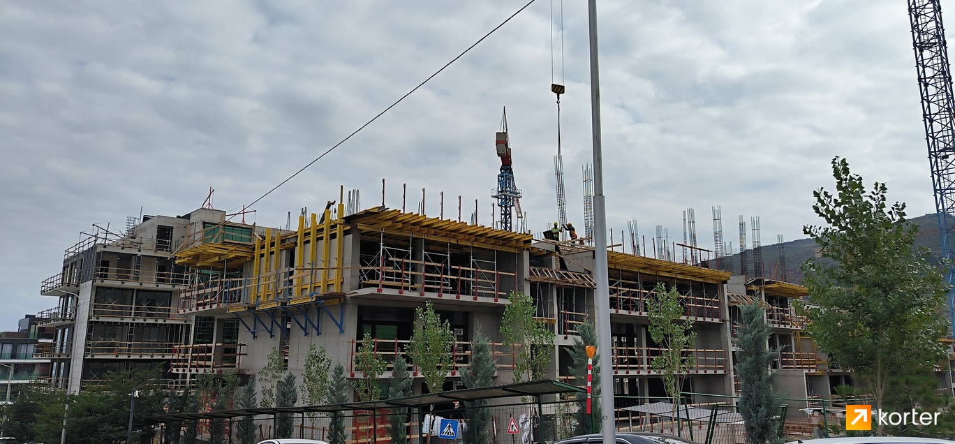 Construction progress Krtsanisi Resort Residence - Spot 28, September 2023