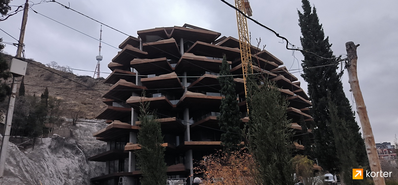 Construction progress Gergeti Rise Residence - Spot 1, დეკემბერი 2023