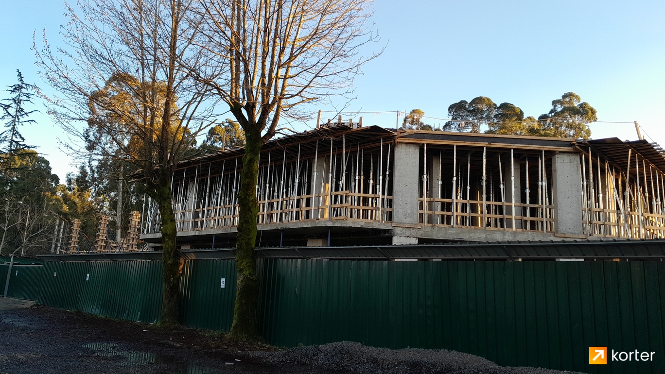 Construction progress Royal Residence Botanico - Spot 4, December 2023