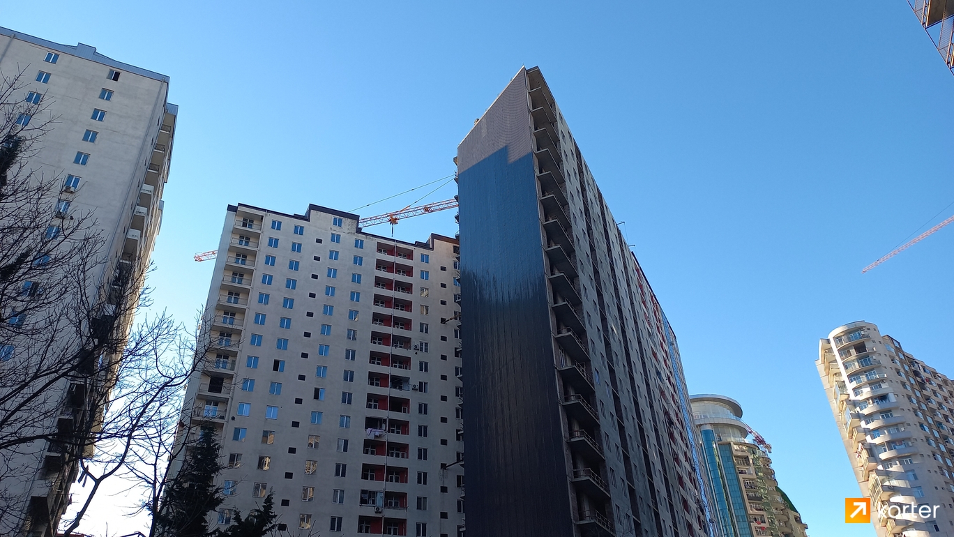 Construction progress Batumi Residence - Spot 4, January 2024