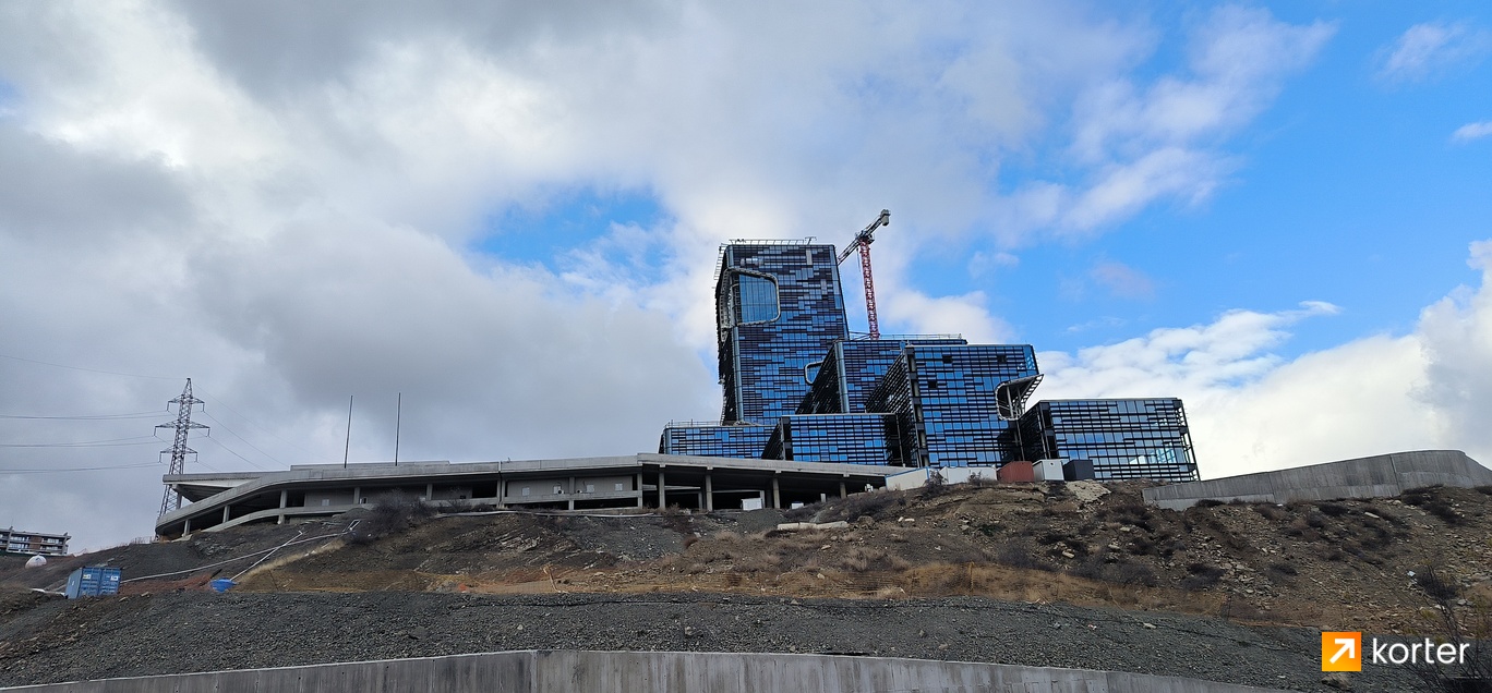 Construction progress Lisi Green Town - Spot 38, იანვარი 2024