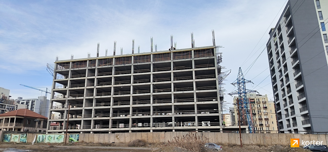 Construction progress Green Square - Spot 3, თებერვალი 2024