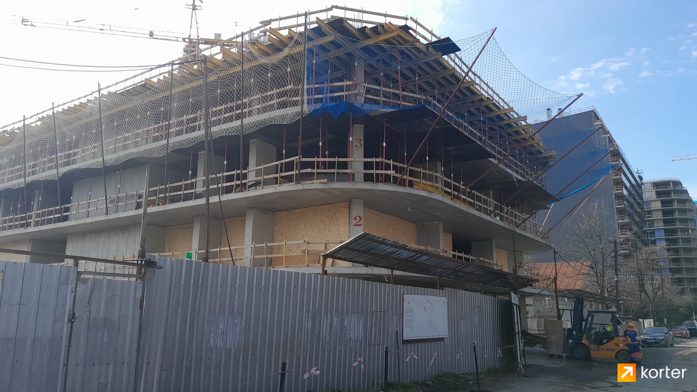 Construction progress Optima Residence - Spot 1, თებერვალი 2024