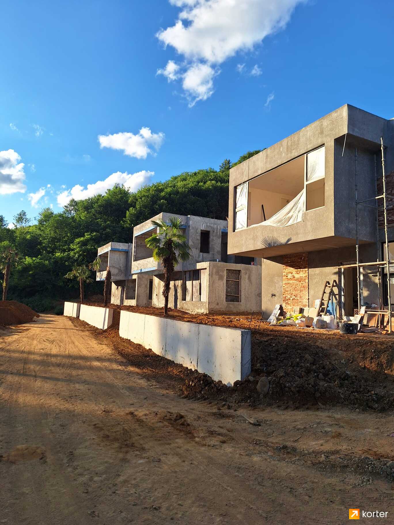 Construction progress Belvedere Villas Batumi - Spot 11, February 2024