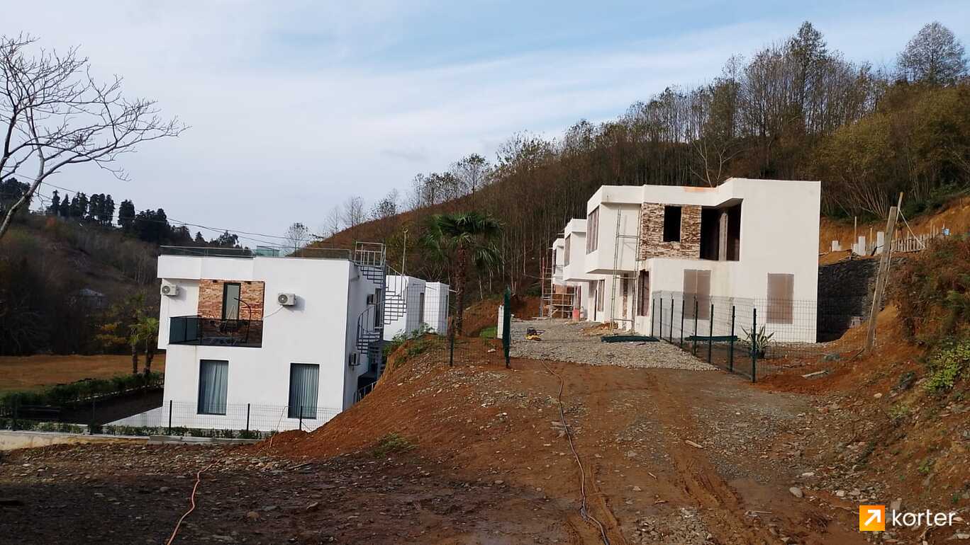 Construction progress Belvedere Villas Batumi - Spot 7, February 2024