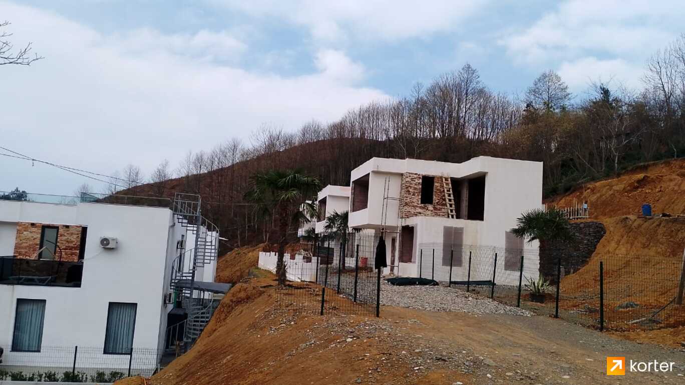 Construction progress Belvedere Villas Batumi - Spot 8, February 2024