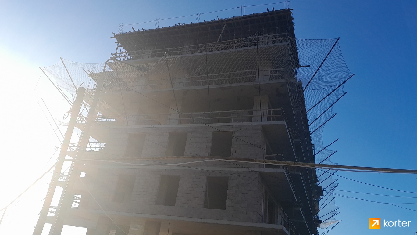 Construction progress Thalassa Group - Spot 8, თებერვალი 2024