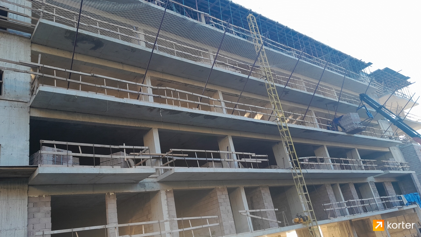 Construction progress Thalassa Group - Spot 1, February 2024