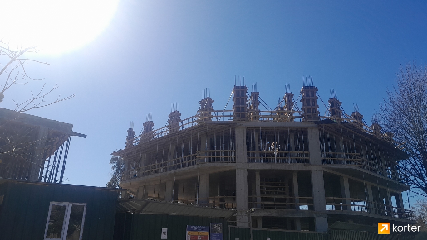 Construction progress Royal Residence Botanico - Spot 6, February 2024