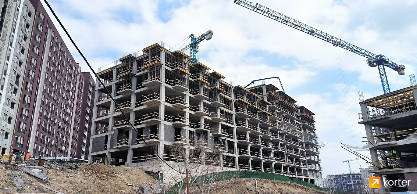 Construction progress Viva Rockwell - Spot 1, მარტი 2024