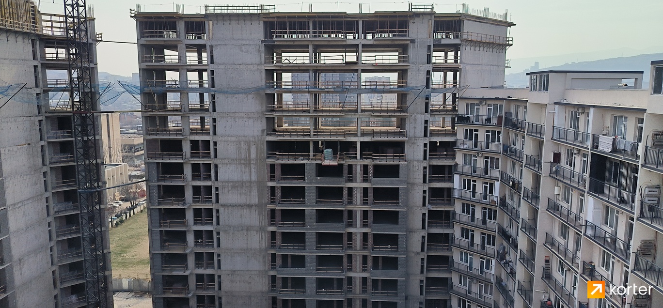 Construction progress Dighomi Residence - Spot 4, მარტი 2024