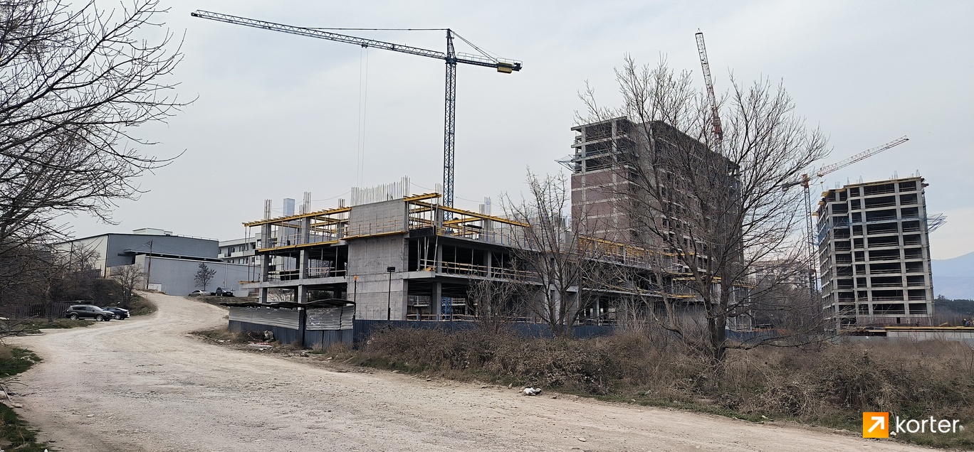 Ход строительства Dighomi House - Ракурс 1, March 2024