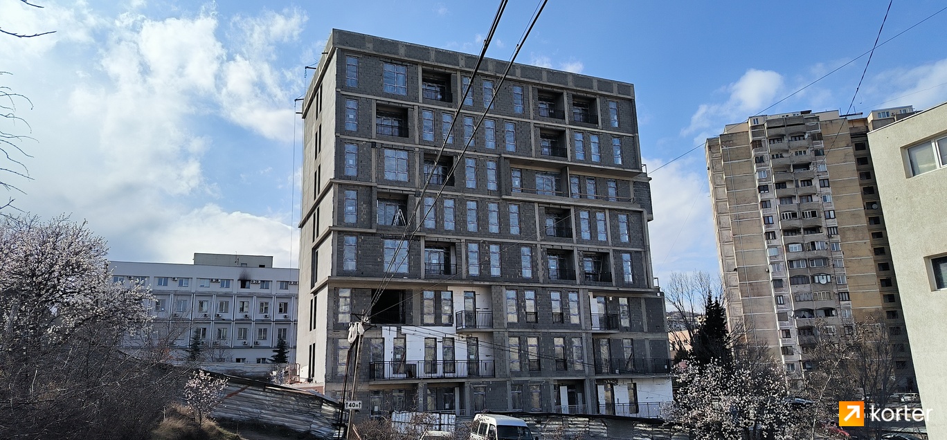 Construction progress Balavari on Kavtaradze - Spot 1, March 2024