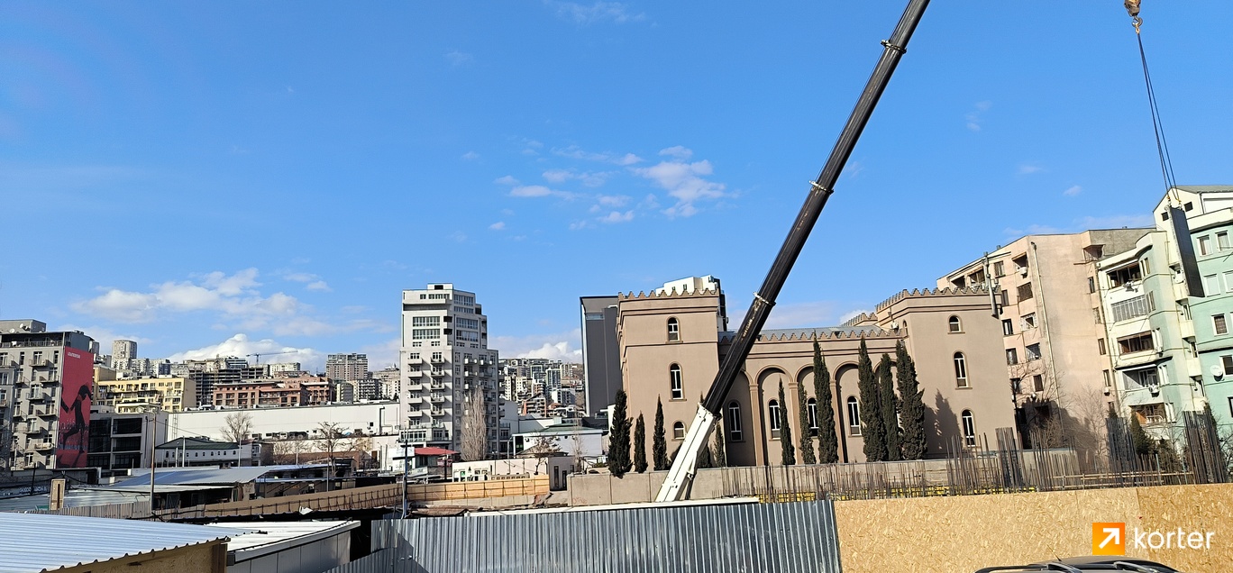 Construction progress Kazbegi Residence - Spot 2, მარტი 2024