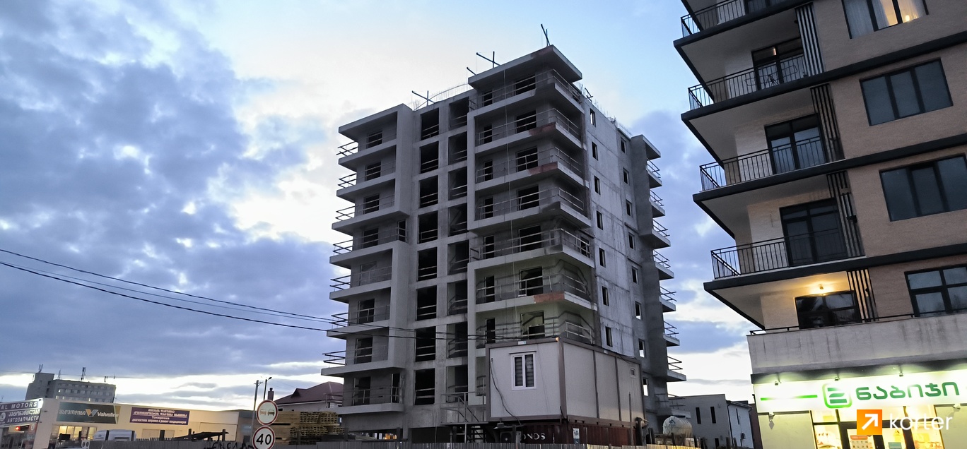 Construction progress Kura Rustavi - Spot 2, March 2024