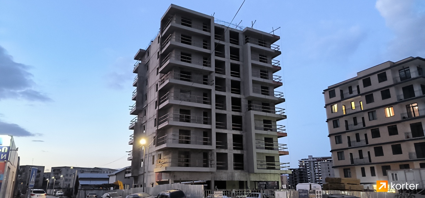 Construction progress Kura Rustavi - Spot 1, March 2024