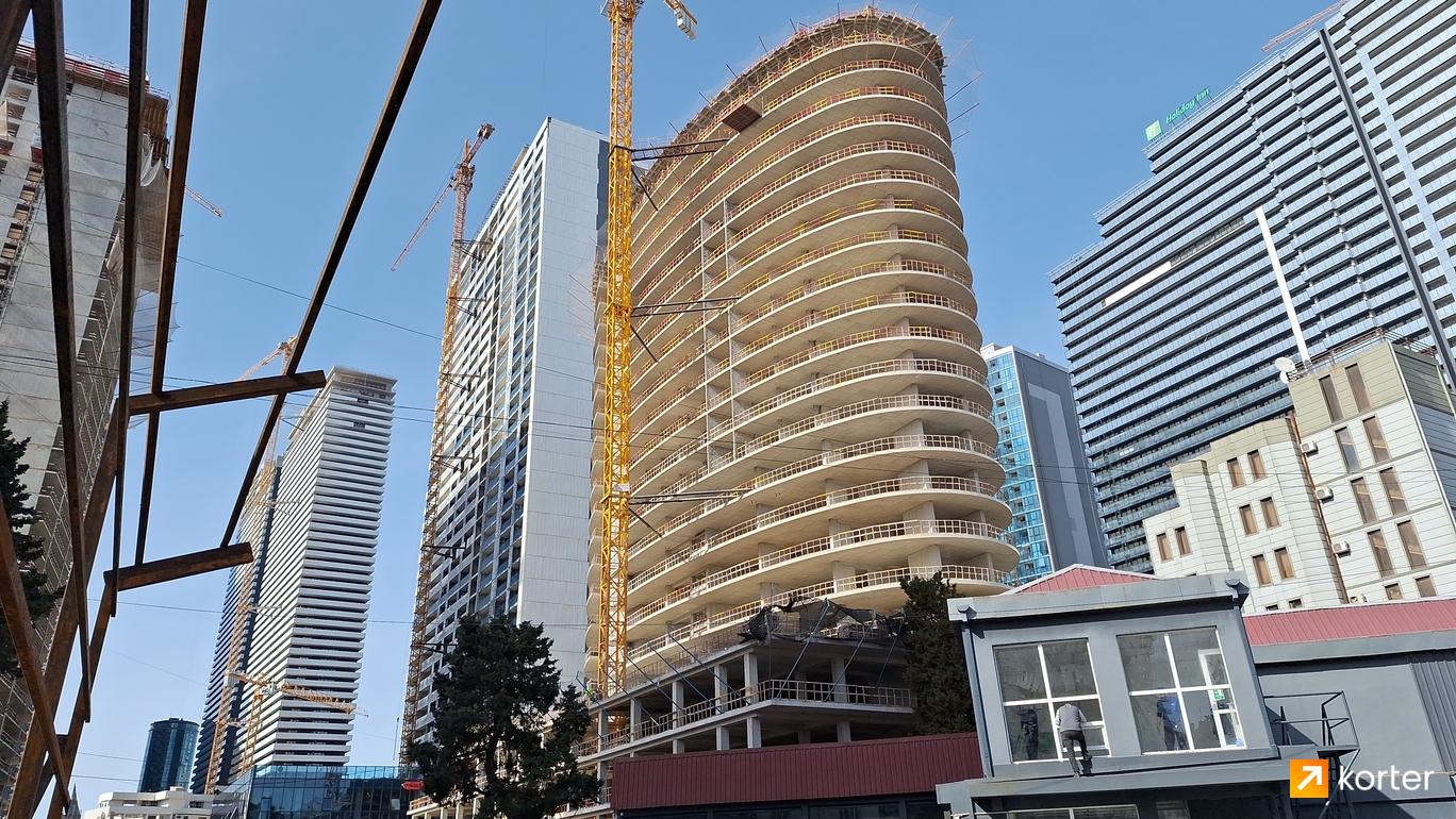 Construction progress Oval - Spot 2, March 2024