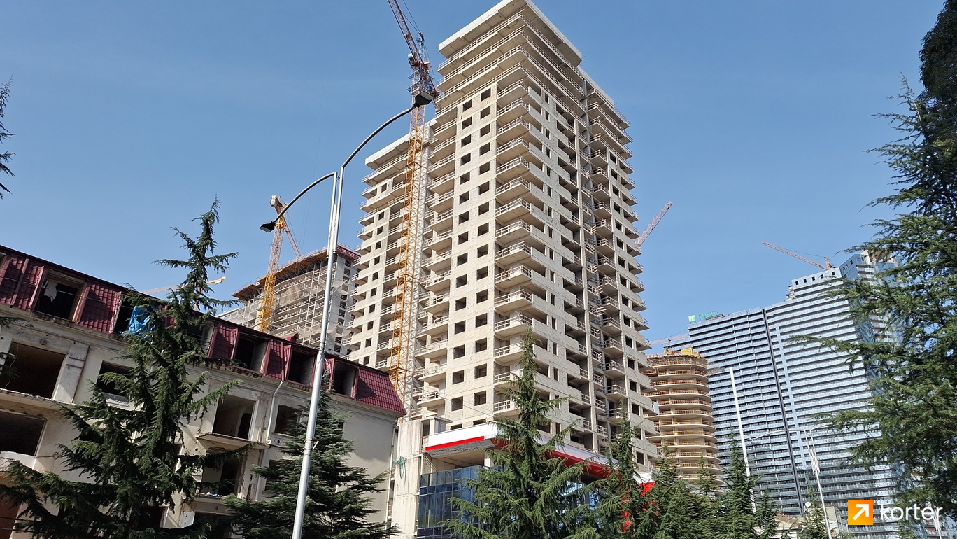 Construction progress Arcon Batumi Residence - Spot 5, March 2024