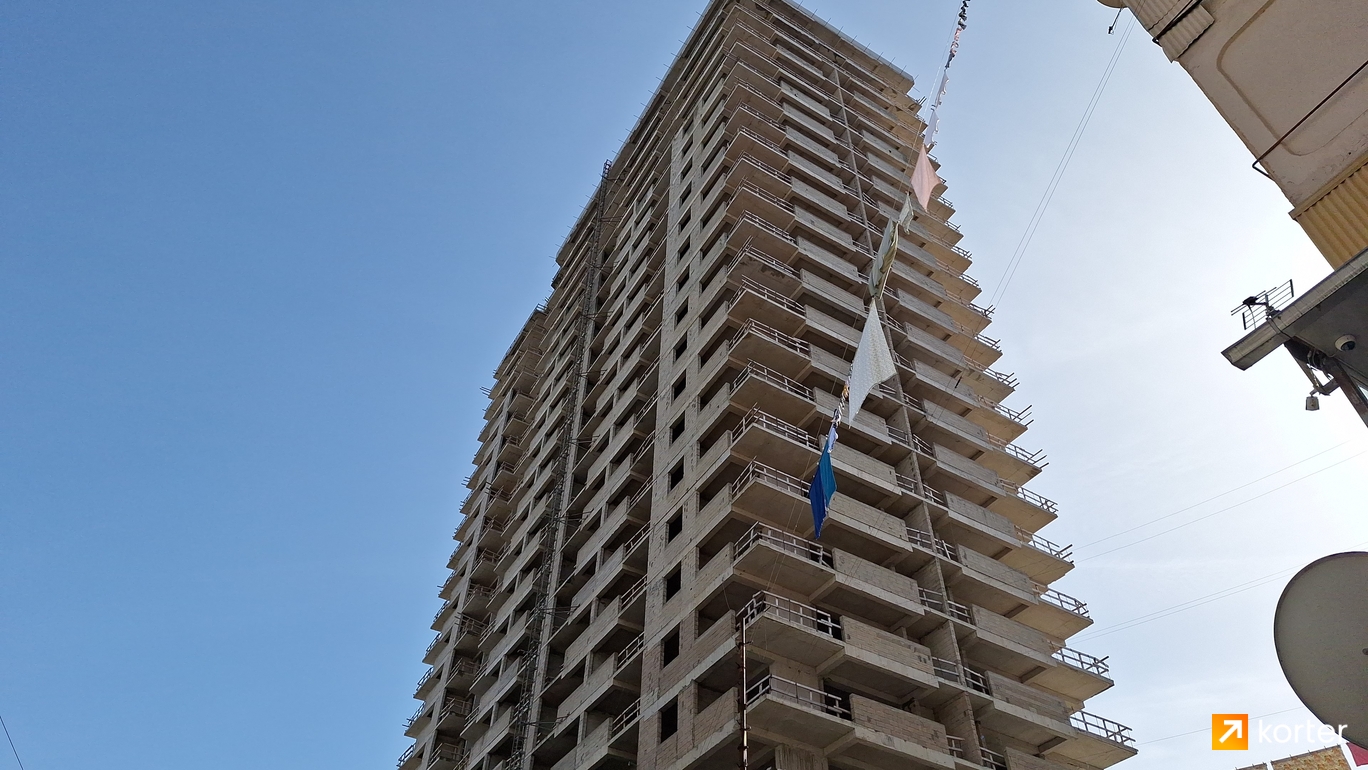 Construction progress Arcon Batumi Residence - Spot 8, March 2024