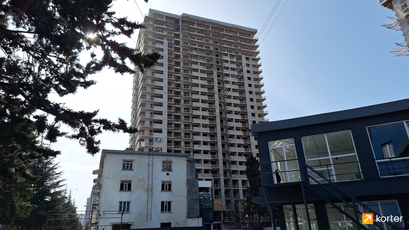 Construction progress Arcon Batumi Residence - Spot 9, March 2024