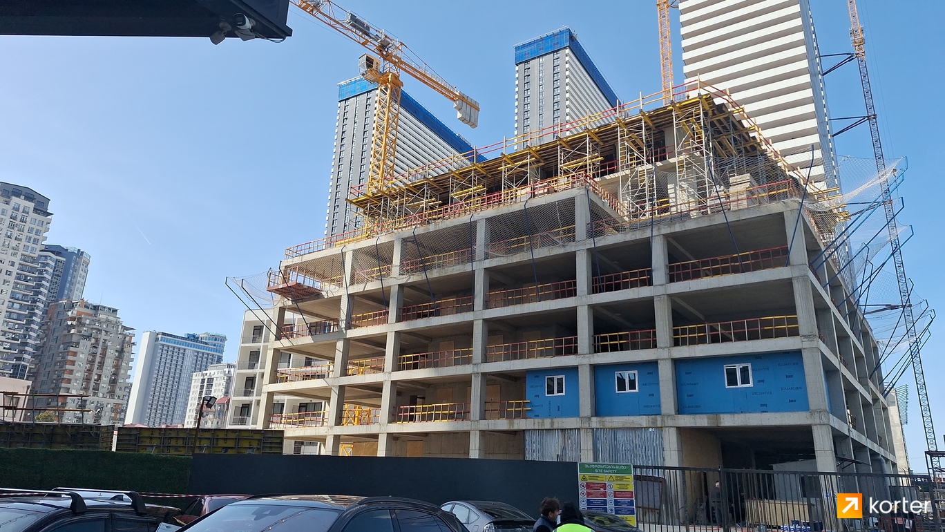 Construction progress Cube - Spot 1, March 2024