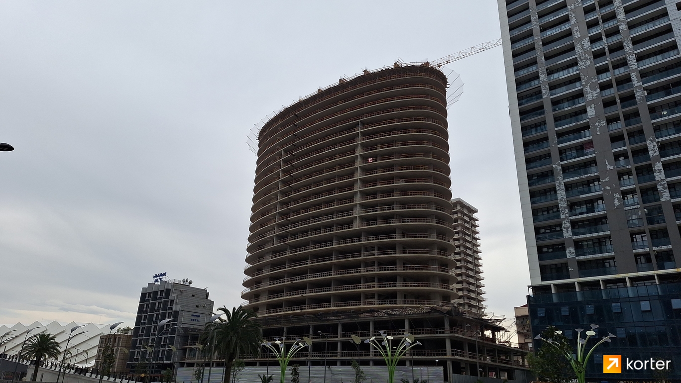 Construction progress Oval - Spot 1, March 2024