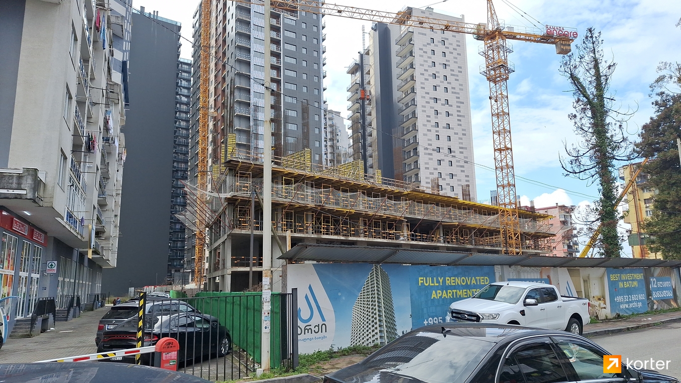 Construction progress Archi Ramada Batumi - Spot 5, მარტი 2024