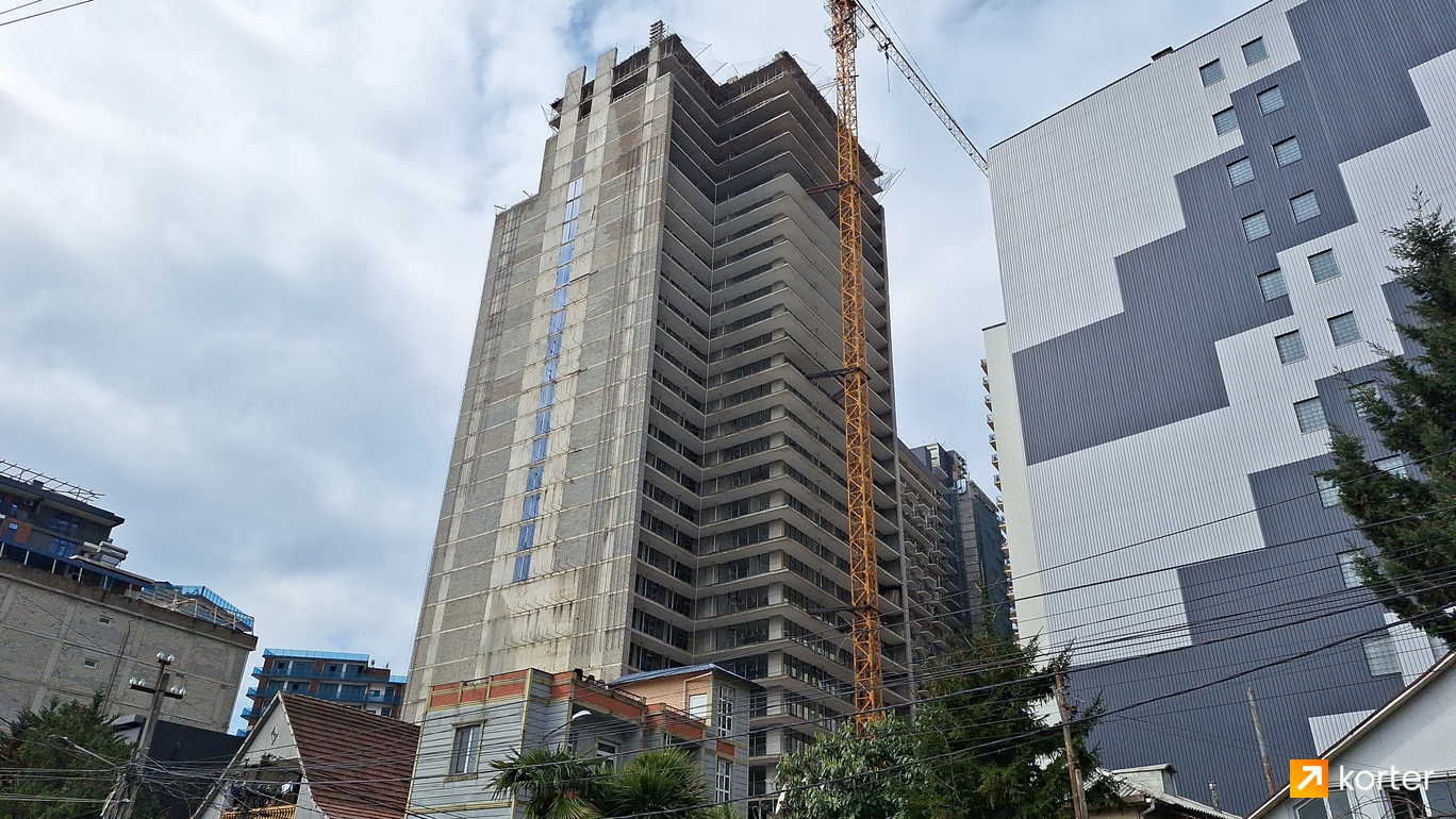 Construction progress Batumi Beach Tower - Spot 5, მარტი 2024